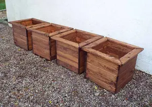 Charles Taylor 4pc Large Square Planter Set