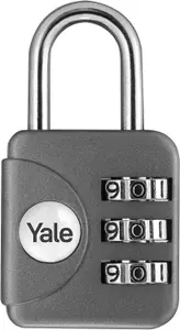 Yale - Combination Padlock in Grey - YP1/28/121/1G