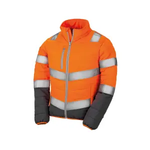 Result Safeguard Womens/Ladies Soft Padded Safety Jacket