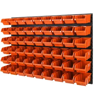 WALL MOUNTED TOOL PEG BOARD SET GARAGE STORAGE BINS WORKSHOP RACK SHED ORGANISER Model 13