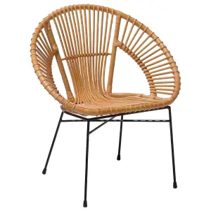 Dining Chair SARITA Rattan Natural