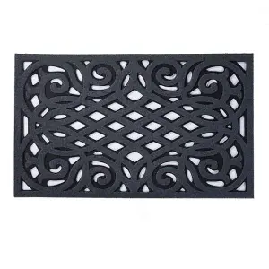 Nicoman Eco Friendly Outdoor Door Mat 75x45cm - Grey