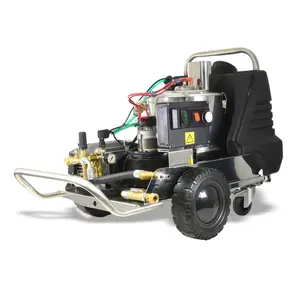 V-TUF RAPID MSH 240v Professional Hot Water Industrial Mobile  Pressure Washer - 120Bar, 9L/min