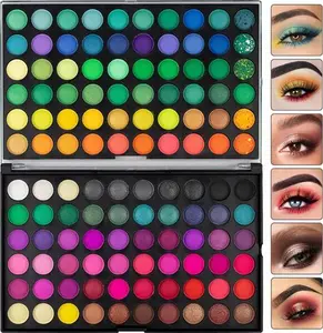 Laroc Makeup Eyeshadow Palette/Makeup Palette Set Of 120 Colours In Neutral, Bold, And Bright Eyeshadow Palettes, Summer Tones Make Up Palette, High