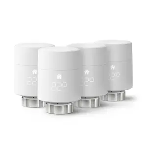 Tado Smart Add-On White Thermostatic radiator valve, Pack of 4