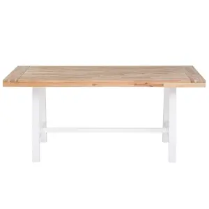 Garden Table Wood White SCANIA