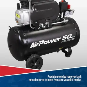 Sealey Air Compressor 50L Direct Drive 2hp SAC5020A