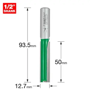 Trend C153D x 1/2 TCT Two Flute Workshop Cutter 12.7 x 50.0mm