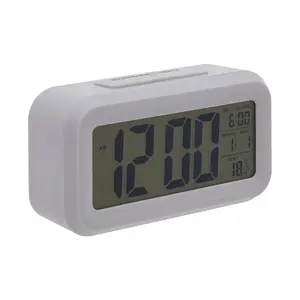 Digital Electric Alarm Tabletop Clock Grey