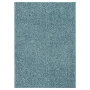 Rug Short Pile 140x200 cm Blue