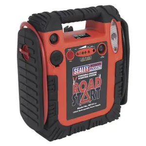 Sealey RoadStart Emergency Jump Starter 900A 12V With LED Worklight RS131