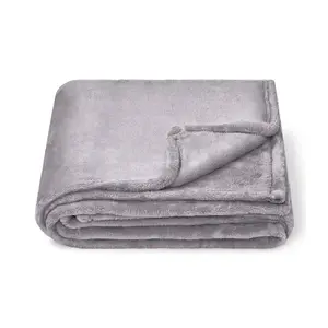 Brand Lab Fleece Blanket Silver Grey (One Size)