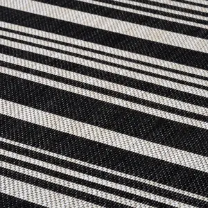 Ecology Collection Outdoor Rugs in Black  300bl