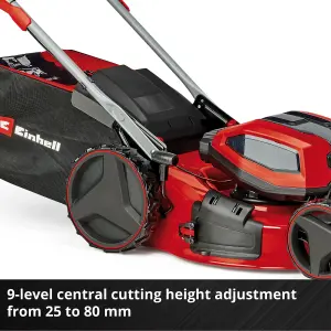 Einhell 52cm Cordless Lawnmower Self Propelled 36V Rotary BRUSHLESS Power X-Change With Battery And Charger GP-CM 36/52 S Li BL