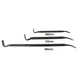 75 cm / 30 in Crowbar Wrecking Pry Bar Utility Crow Nail Removing Tool Puller Floorboard Lifter