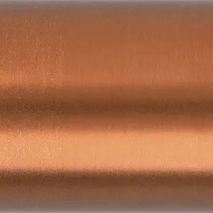 Terma Royal True copper Angled Radiator valve & lockshield (Dia)15mm x ½"