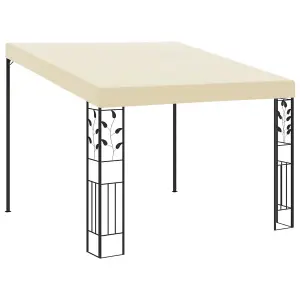 Berkfield Wall-mounted Gazebo 3x3x2.5 m Cream