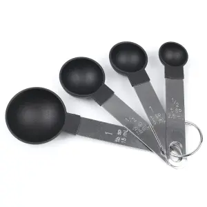 Hardys 8pc Stainless Steel Measuring Spoon Set Cups Kitchen Cooking Baking Teaspoon