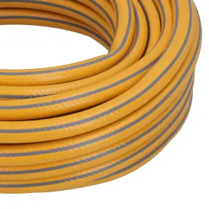 Hozelock Starter Garden Hose Pipe 12.5mm 15m Flexible PVC Watering Yard