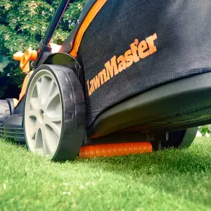 LawnMaster 1800W 40cm Electric Lawn Mower with Rear Roller - 2 Year Guarantee