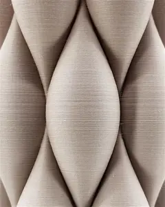 Eco Chic Desert Dunes Vase - 3D Printed Decor In Biobased Pottery Clay - Sustainable Home Decor, Unique Gift Idea