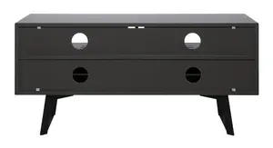 Carbon TV-Stand with Storage Grey