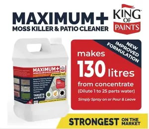 Moss Killer for Paths, Patios and All outdoor Hard Surfaces