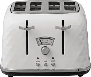 De'longhi CTJ4003 Brillante 4 Slice Toaster - White