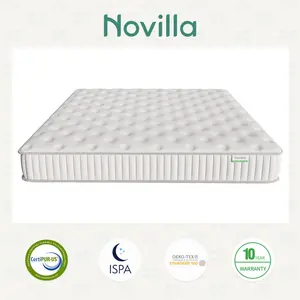 Cooling 23cm Memory Foam Pocket Sprung Mattress Kingsize (5')