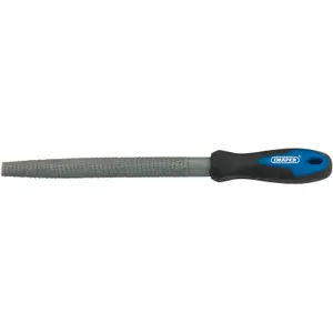 Draper Soft Grip Engineer's Half Round Cabinet Rasp, 200mm 44958