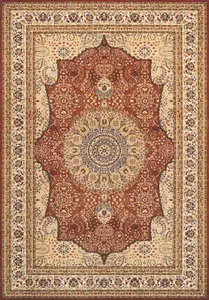 Luxurious Bordered Traditional Persian Floral Beige Wool Rug for Living Room & Bedroom-240cm X 340cm