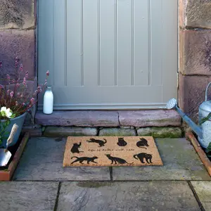 Life Is Better With Cats Doormat (60 x 40cm)