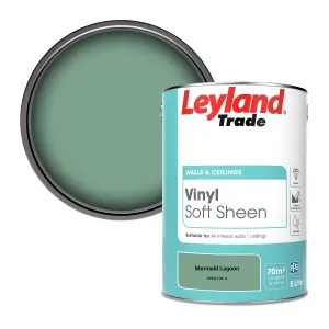 Leyland Trade Vinyl Soft Sheen Walls & Ceilings Emulsion Paint Mermaid Lagoon (PPG1139-4) - 5L