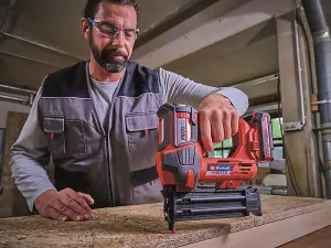 Einhell Cordless Nail Gun Power X-Change Professional Grade Nailer 18V Includes 500 Nails FIXETTO 18/50 N - Body Only