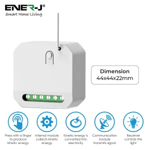 HAGER Grid Switch with Non-Dimmable 5A RF Mini Receiver