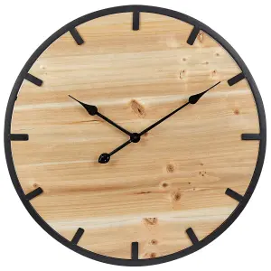 Wall Clock CABORCA Wood Light Wood