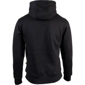 Caterpillar Trademark Hooded Pullover Work Jumper Black - XXXXL