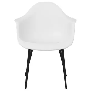 Berkfield Dining Chairs 6 pcs White PP