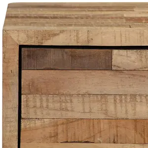 Berkfield TV Cabinet Reclaimed Teak Wood 90x30x55 cm