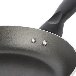 Dunelm Essentials Non-Stick Aluminium Frying Pan, 20Cm, Black