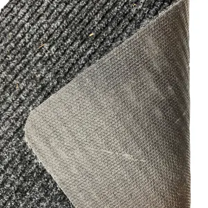 Flooring Grey Plain Scraper mat, 100cm x 60cm