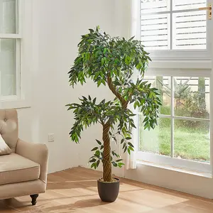 65cm H Garden Decoration Artificial Green Eucalyptus with Pot