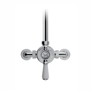 Mira Realm Chrome effect Wall-mounted Thermostatic Mixer Shower