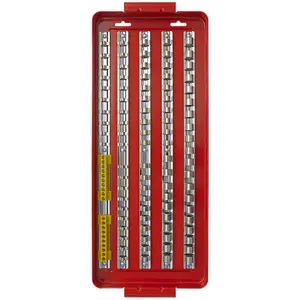 Versatile RED 1/4" 3/8" & 1/2" Square Drive POWER Bit Holder with Storage Solution