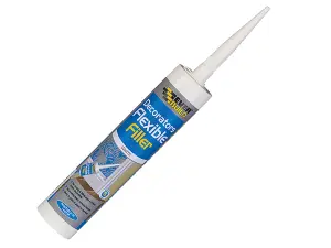 Everbuild Flexible Decorators Filler, White, 290 ml   FLEX (Pack of 6)