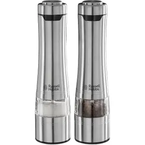 Russell Hobbs Stainless Steel Electric Salt & Pepper Mill Set