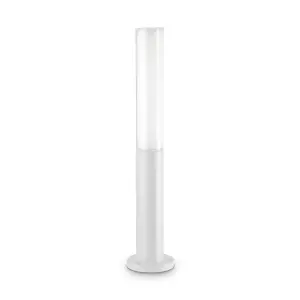 Ideal Lux Etere Integrated LED Outdoor Bollard White 1350Lm 4000K IP44