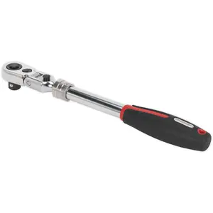 Versatile Extendable Ratchet Wrench with Locking Flexi-Head and 72-Tooth Precision