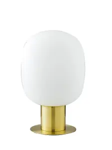 Luminosa Fellini Globe Table Lamp, Gold, Gold, E27