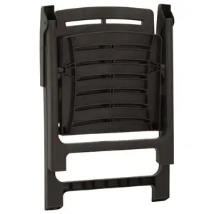 Berkfield Garden Chairs 2 pcs Plastic Anthracite